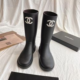 Chanel boots Designer Boots Women Luxury Pink Boot Fall Winter Summer Knee High Quality Slip On Classic