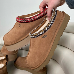 Ugg Tasman Slippers mustard seed Chestnut Sand Fur Slides Sheepskin Classic Ultra Mini Platform Boot Winter Women Men Shoes