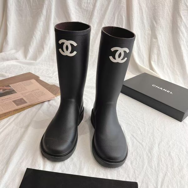 Chanel boots Designer Boots Women Luxury Pink Boot Fall Winter Summer Knee High Quality Slip On Classic